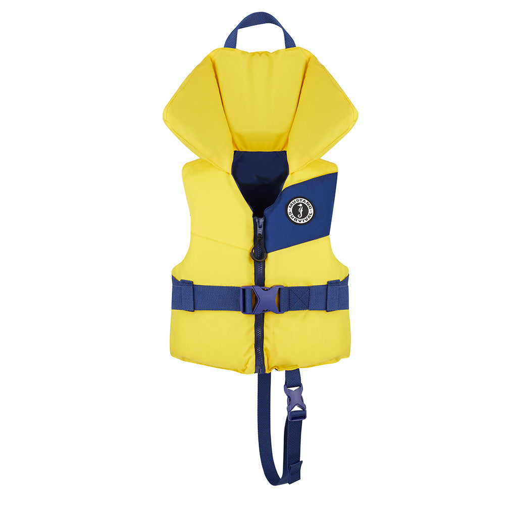 Mustang Lil Legends Child Foam Vest  YellowNavy MV35568440 Main image