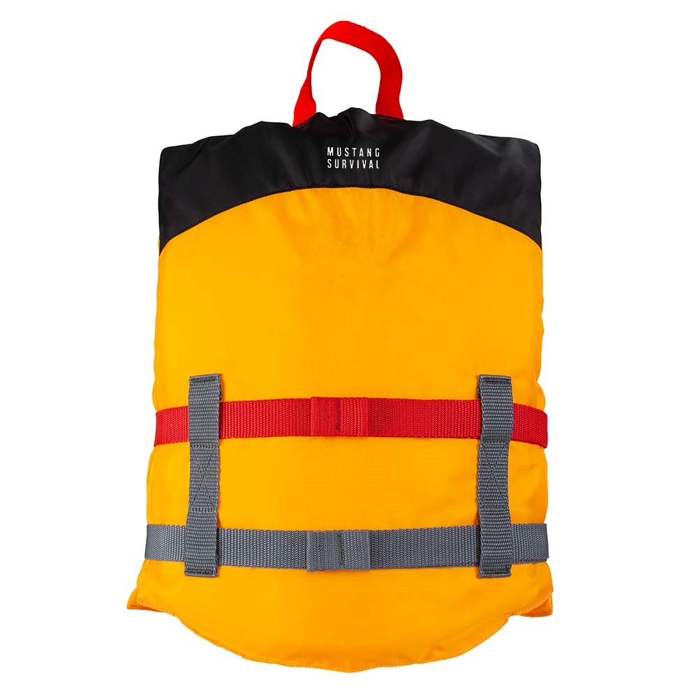 Mustang Youth Livery Foam Vest - Mango/Black [MV230002-203-0] Secondary image