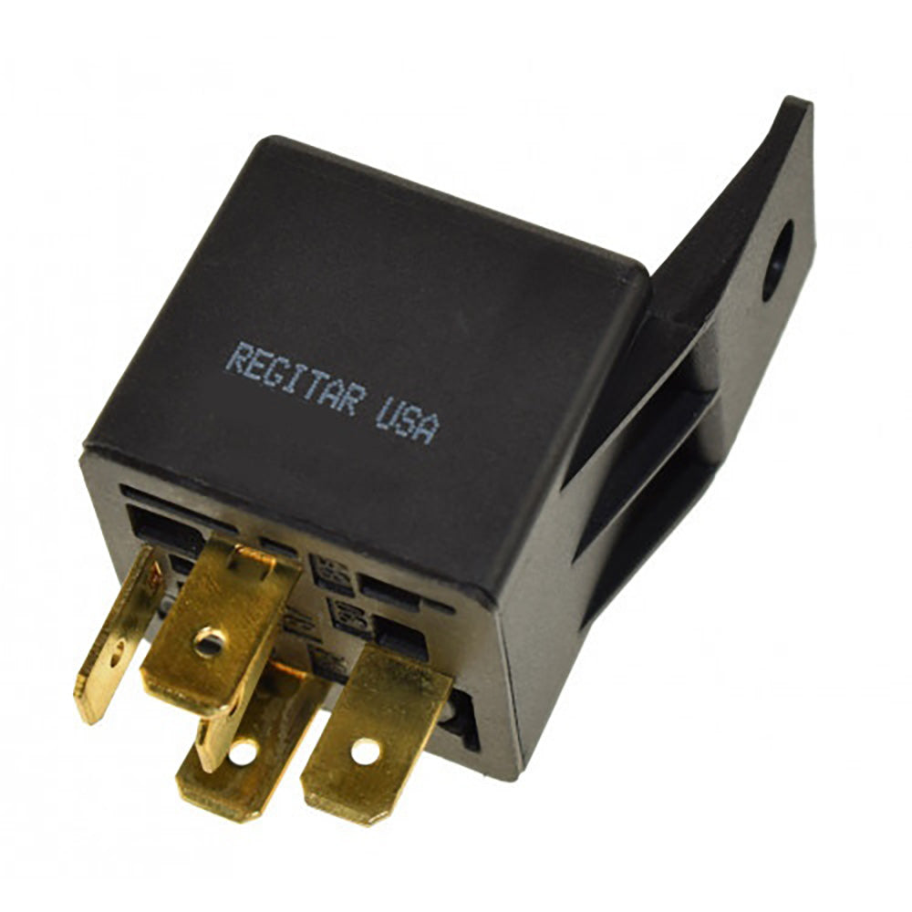 Regitar USA Relay w/Tab f/Most Engines: 30AMP, 5 Terminal, Single Pole/Double Throw [RMZ013] Secondary image