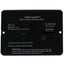 SafeTAlert 62 Series Marine Carbon Monoxide Alarm  24V Flush Mount  Black 62542BLMARINE24V