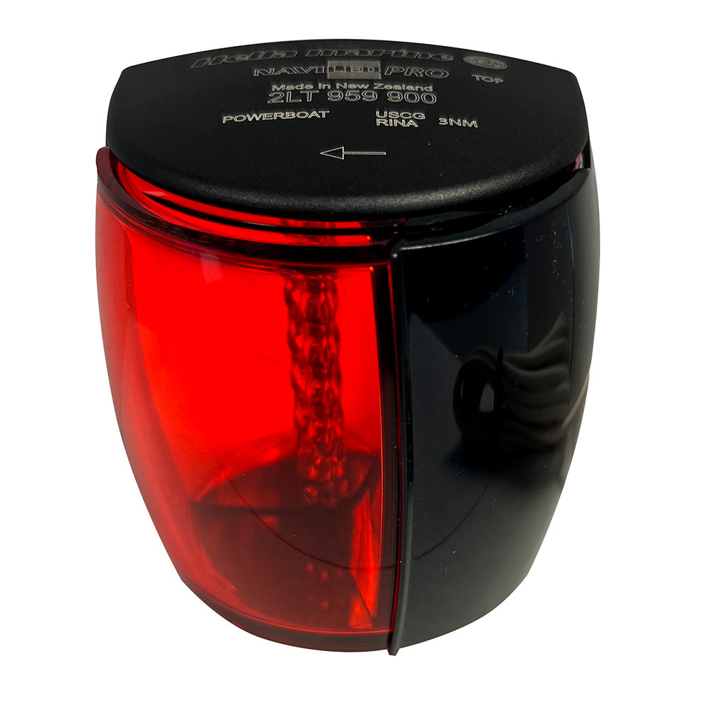 Hella Marine NaviLED PRO Port Navigation Lamp  Black  3NM 017460101 Main image