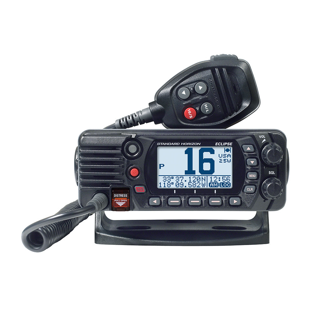 Standard Horizon GX1410B Eclipse Series 25W Fixed Mount VHF  Black GX1410B Main image