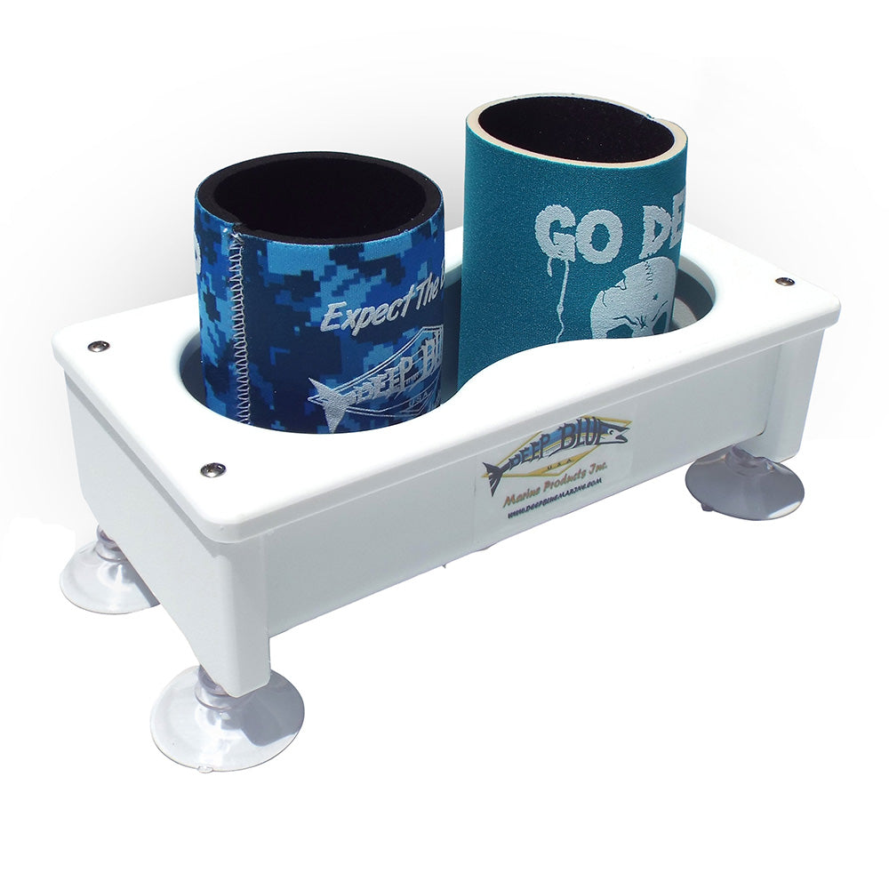 Deep Blue Marine Double Cup Holder/Storage Box [DH-2] Secondary image