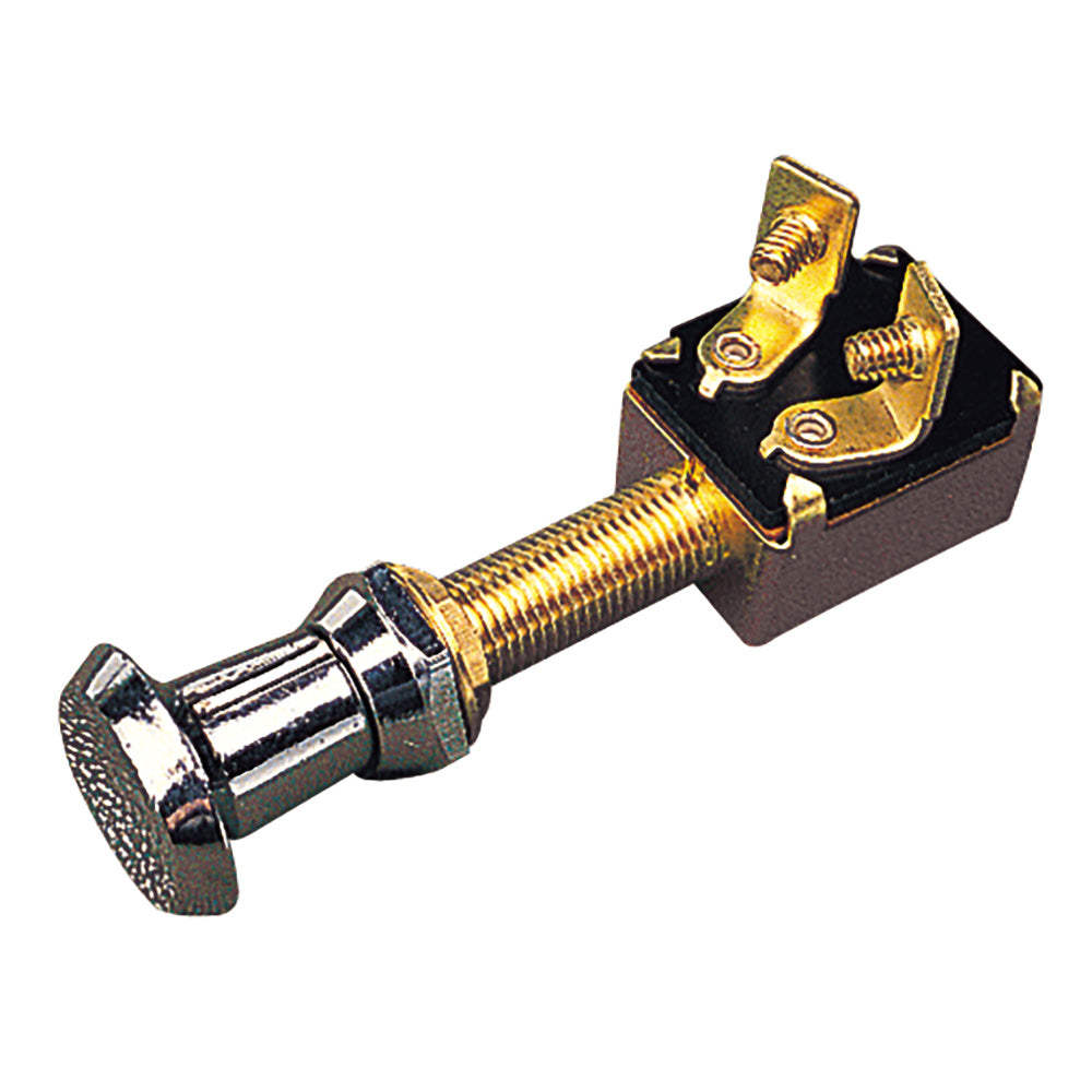 SeaDog TwoPosition OnOff PushPull Switch  Stamped Brass 4203901 Main image