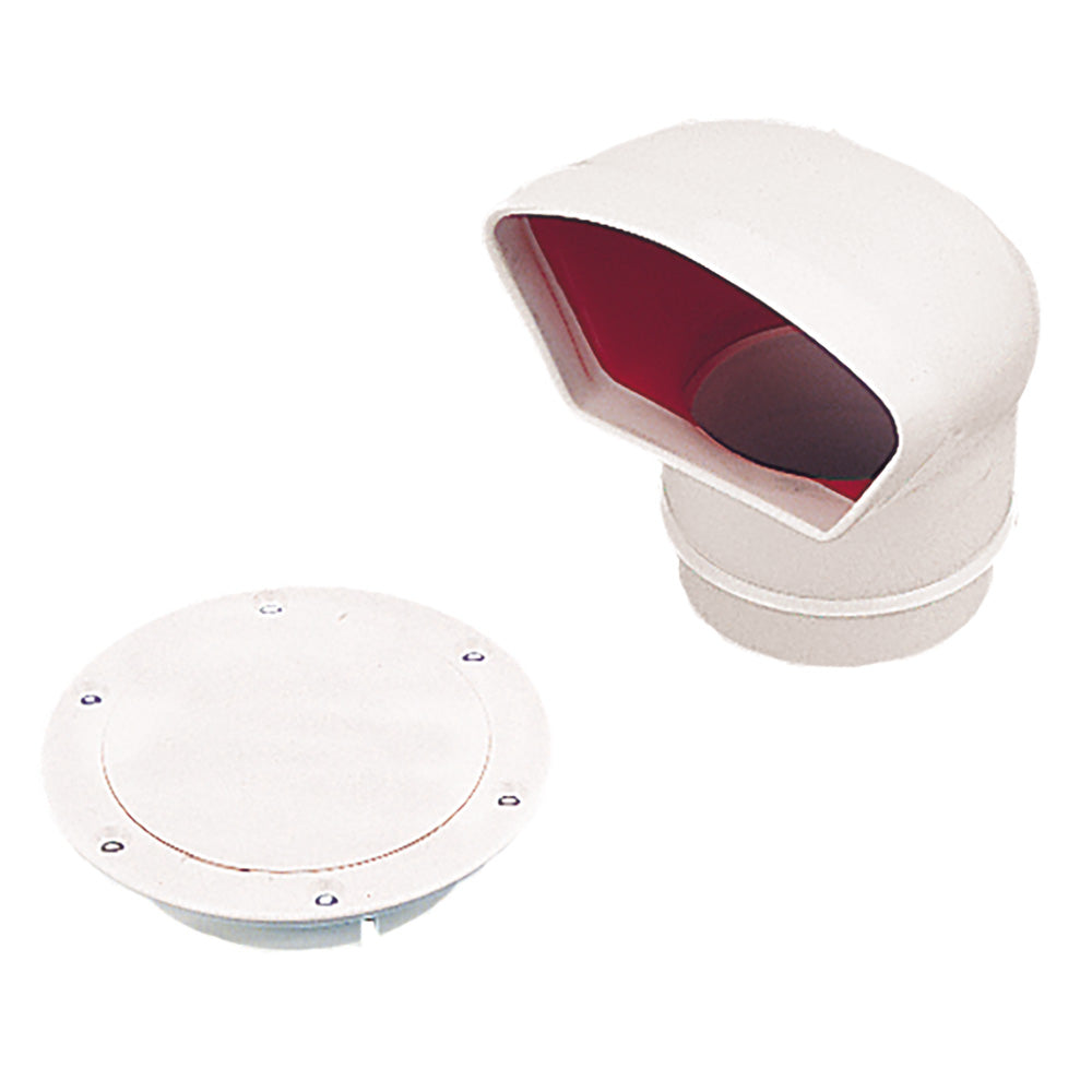 SeaDog Low Profile Cowl VentSnapOn Deck Plate  Dip Molded PVC 7271303 Main image