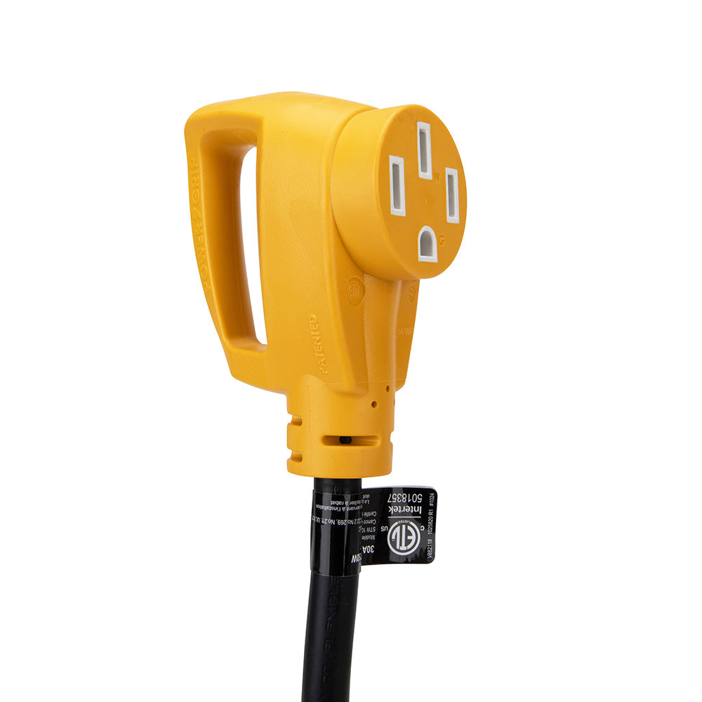 Camco Power Grip RV 18" 30Amp Circuit Analyzer Dogbone - Integrated Surge Protection [55460] Secondary image