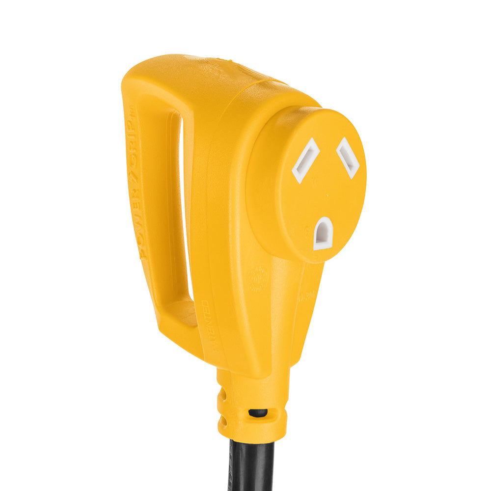 Camco Power Grip 18" Dogbone Adapter - 50 Amp Male/30 Amp Female [55173] Secondary image