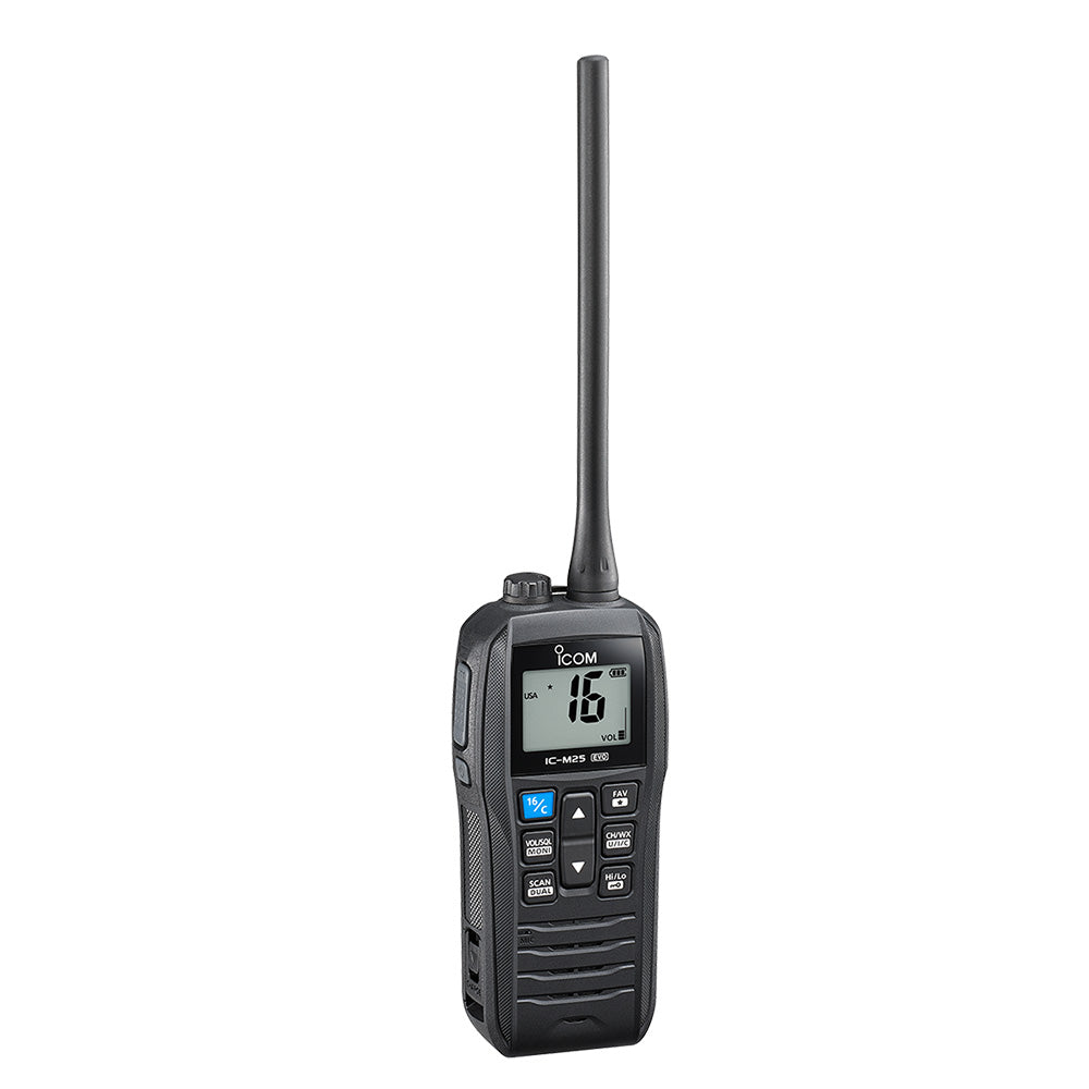 Icom ICM25 EVO Handheld VHF Radio  Black M25 EVO BLACK 61 USA Main image