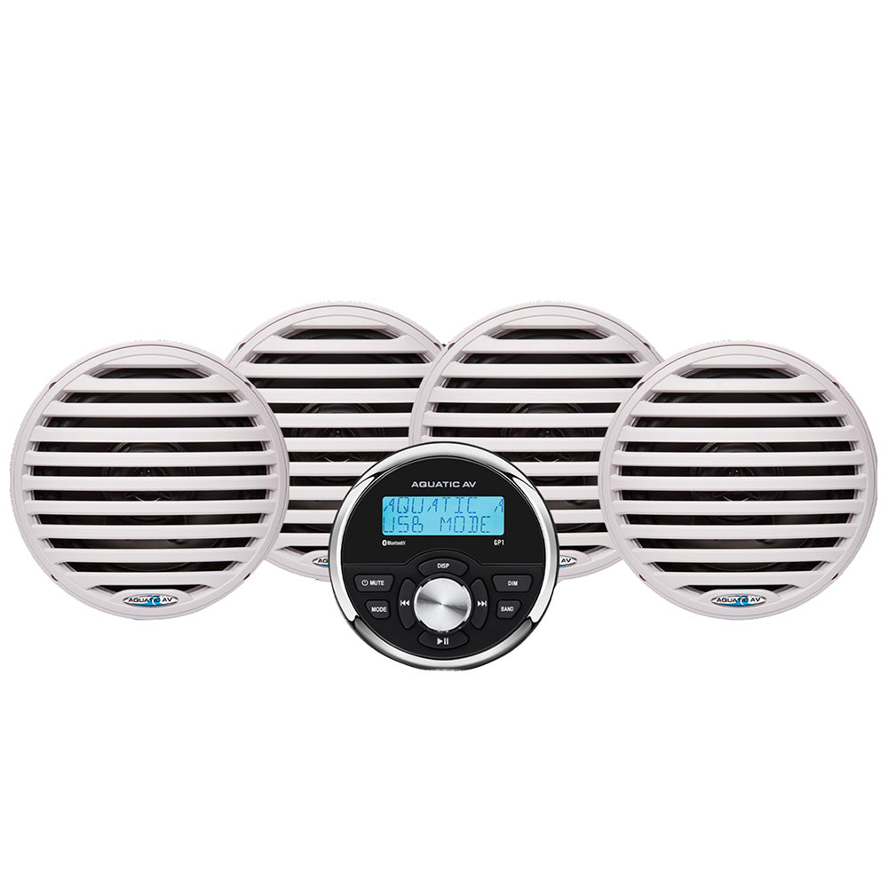Aquatic AV Economy Gauge StereoSpeakers Kit  White EG200 Main image
