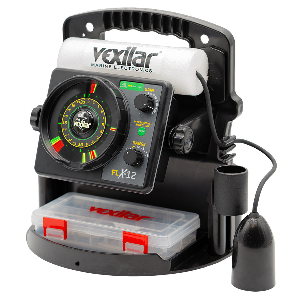 Vexilar FLX-12 Pro Pack II Fishing System w/12 Degree Ice Ducer [PPX1212] Secondary image