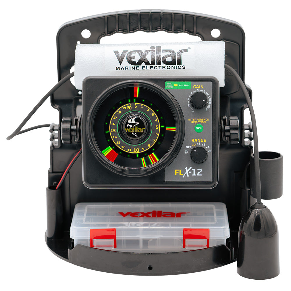 Vexilar FLX12 Pro Pack II Fishing System w12 Degree Ice Ducer PPX1212 Main image