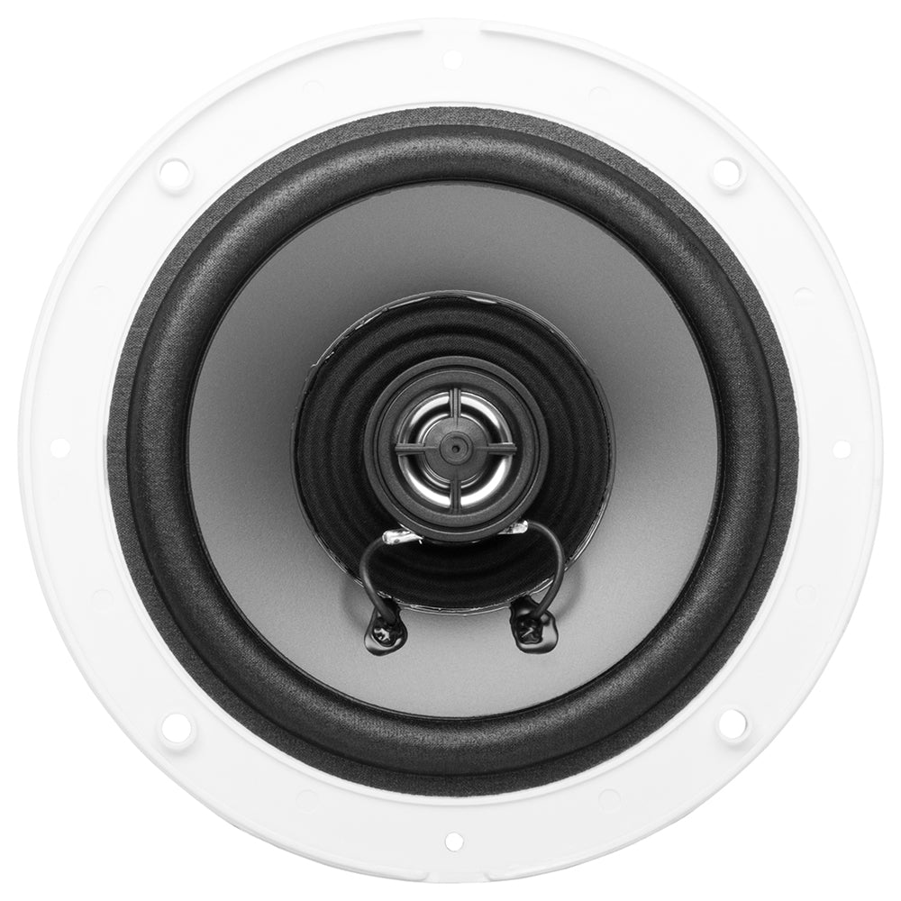 Boss Audio MR60 65 Round Speakers  White  Pair MR60
