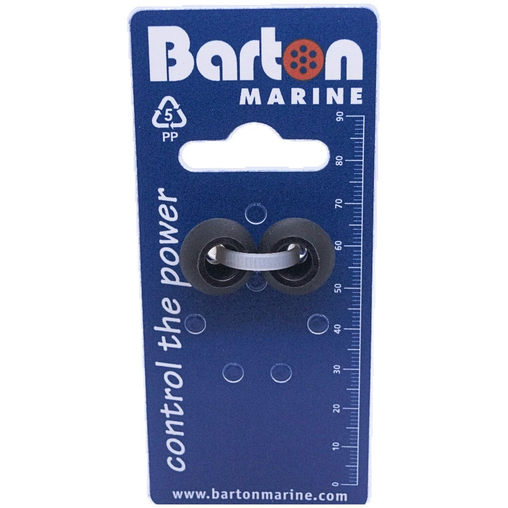 Barton 4mm Rope Stoppers  Black  Pair 42812 Main image