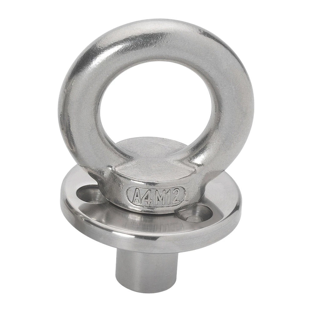 Barton Deck Plate wFixing  Eye wBlanking Plug  M12 Eye 60362 Main image