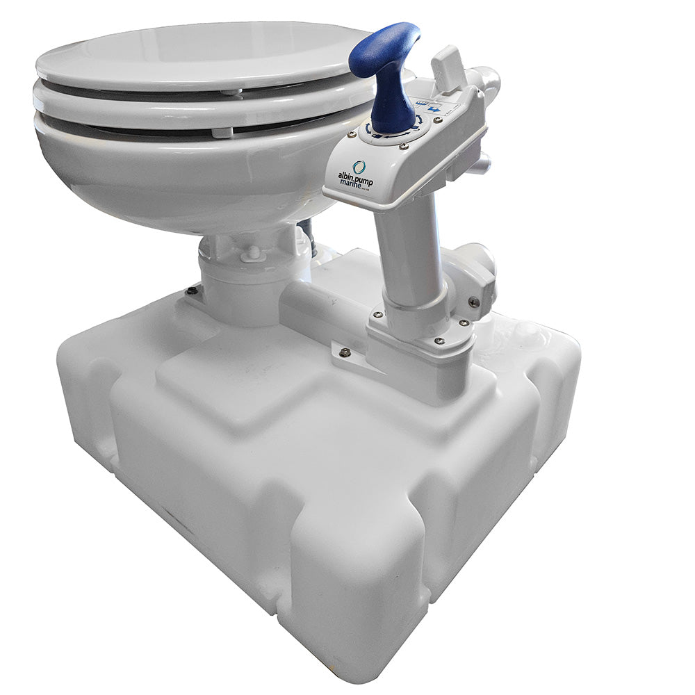 Albin Group Voyager Manual Toilet System wTank 0706015 Main image