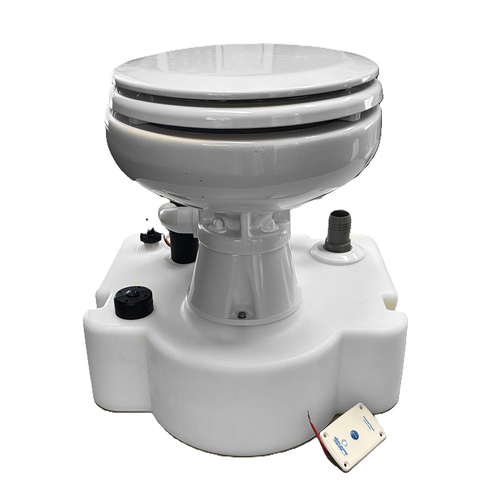 Albin Group Voyager Electric Compact Toilet System wTank  12V 0706016 Main image