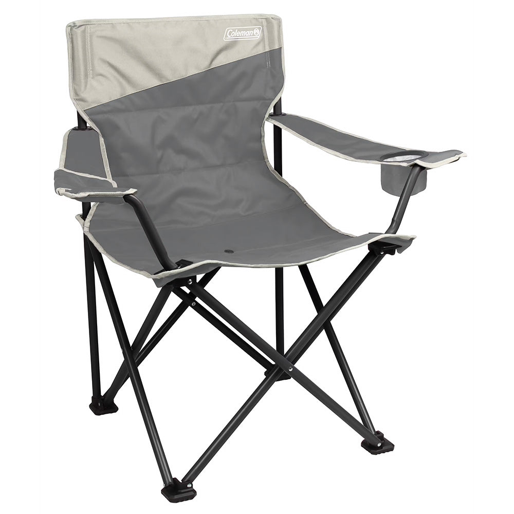 Coleman Big  Tall Quad Camping Chair  Grey 2178363 Main image