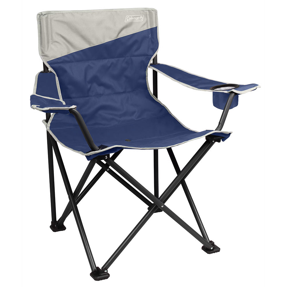 Coleman Big  Tall Quad Camping Chair  Skyfall Blue 2174440 Main image
