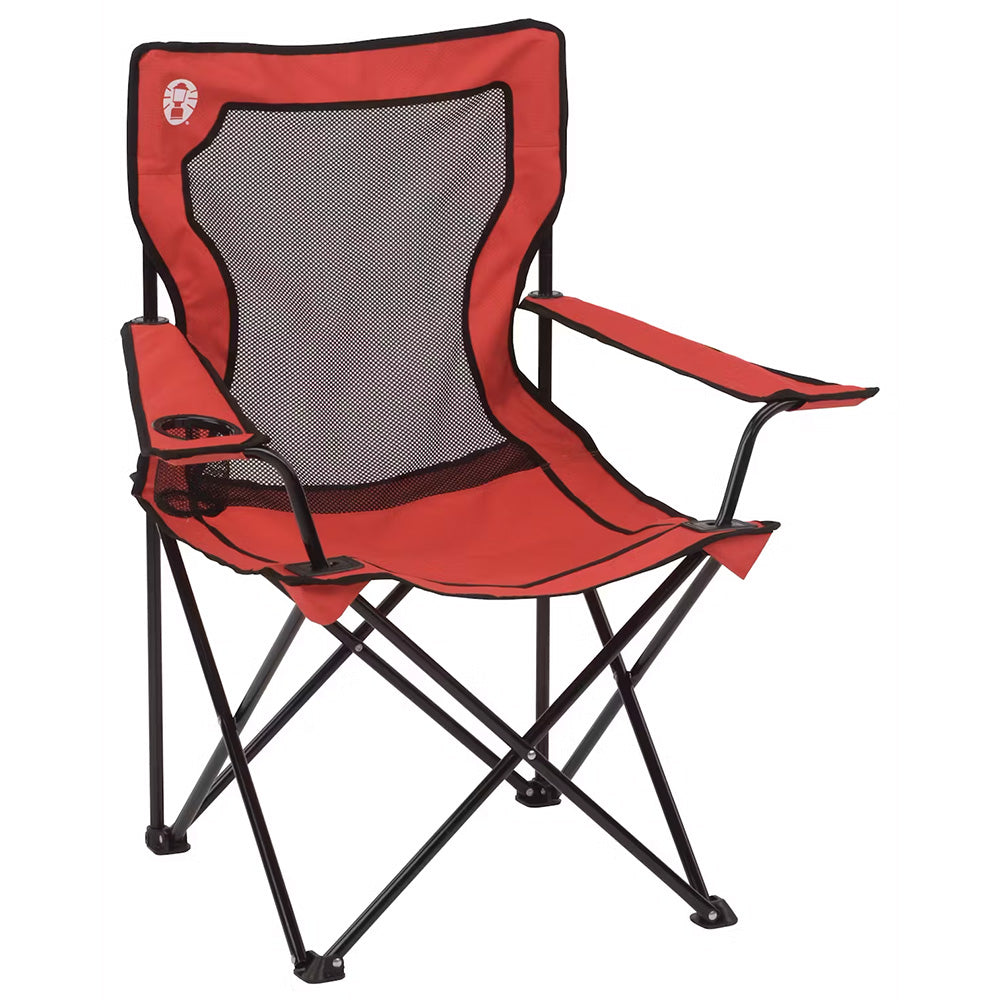 Coleman Broadband Mesh Quad Chair  Red 2000020258 Main image