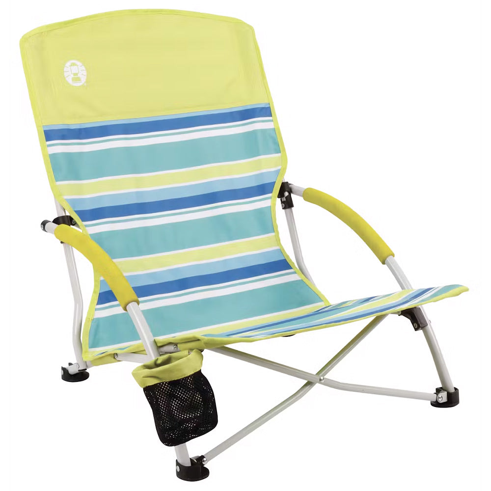 Coleman Utopia Breeze Beach Sling Chair  YellowBlue 2000019265 Main image