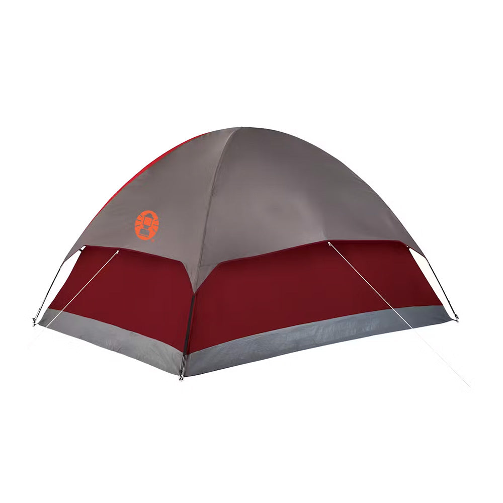 Coleman 4-Person Flatwoods II Lightweight Dome Camping Tent - Red [2207389] Secondary image
