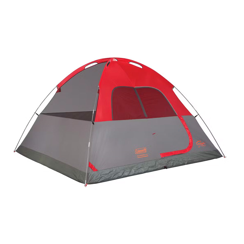 Coleman 6Person Flatwoods II Lightweight Dome Camping Tent  Red 2207385 Main image