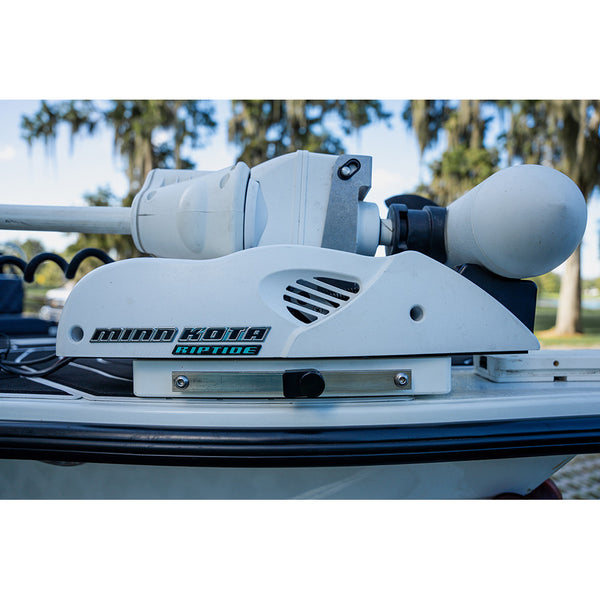 Secure Outdoors Elite Lock  Single  Minn Kota QRB  Silver SOELSMKSV