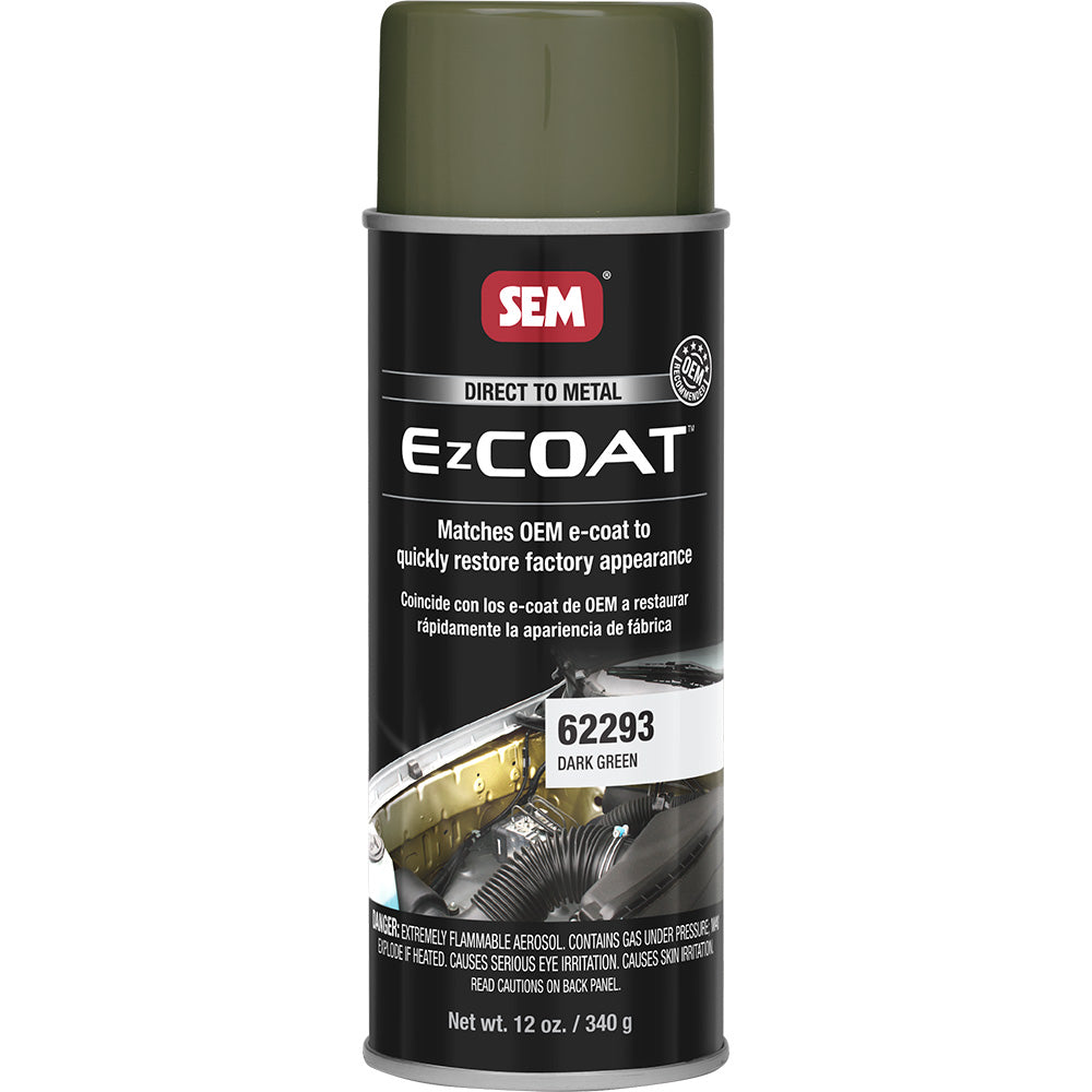 SEM Ez Coat  16oz Aerosol Can  Dark Green 62293 Main image