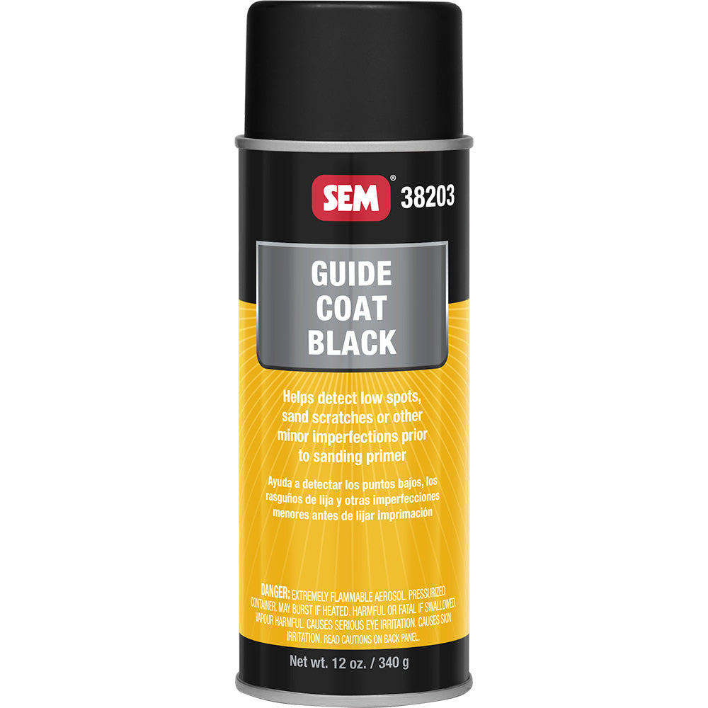 SEM Guide Coat  16oz Aerosol Can  Black 38203 Main image