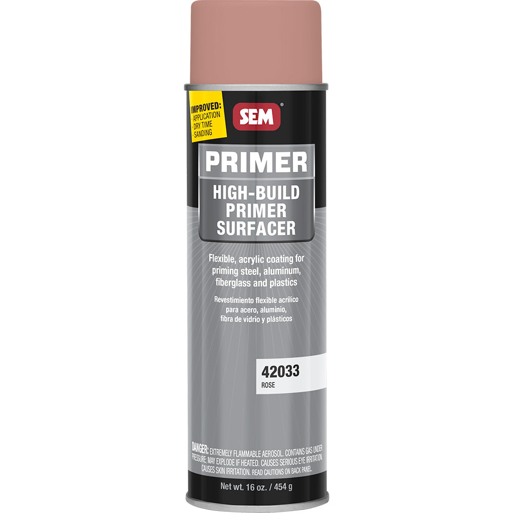 SEM HighBuild Primer Surfacer  20oz Aerosol Can  Rose 42033 Main image