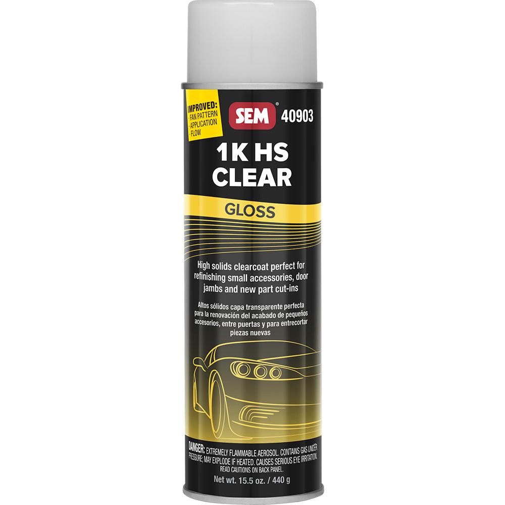 SEM 1K HS Clear  20oz Aerosol Can  Gloss Finish 40903 Main image