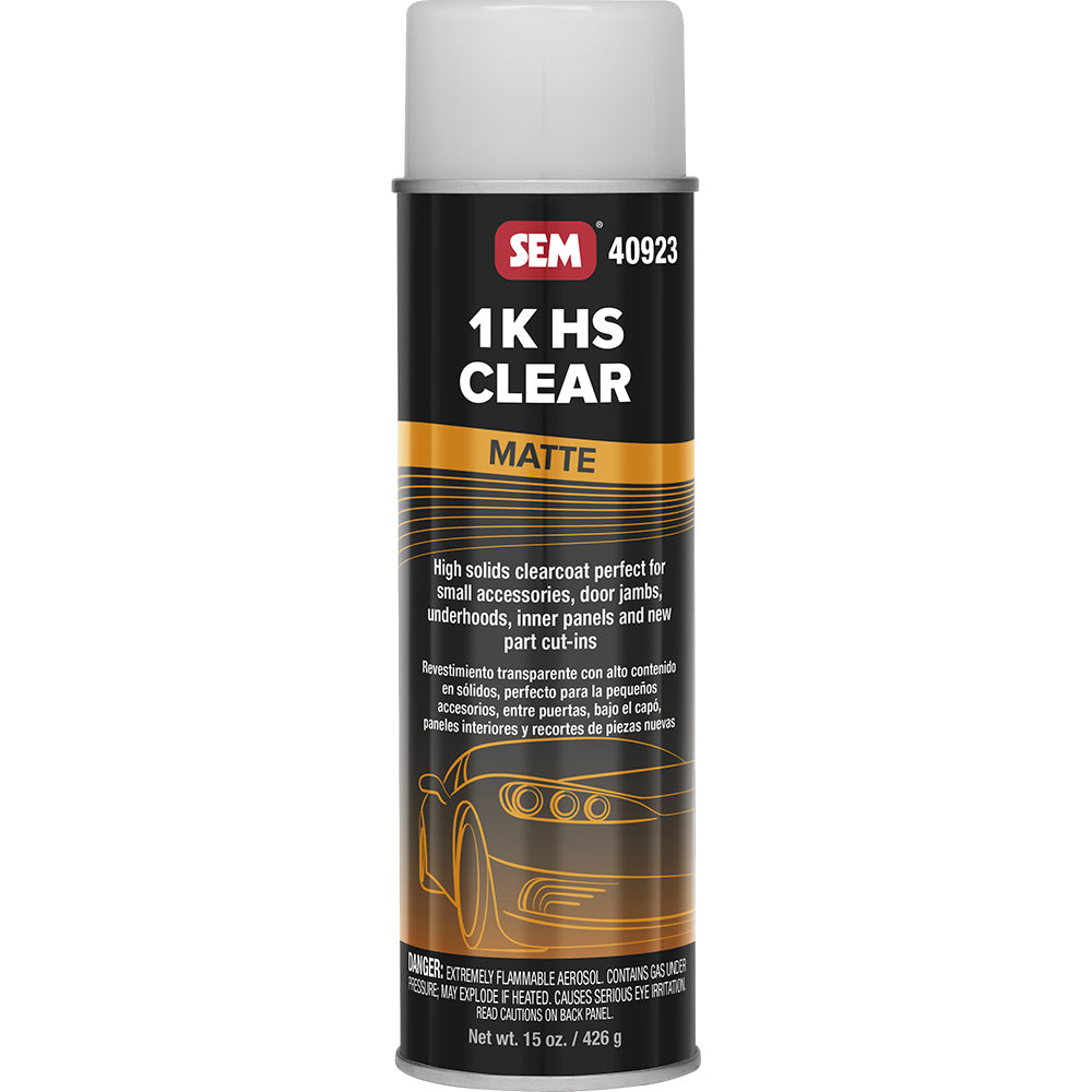 SEM 1K HS Clear  20oz Aerosol Can  Matte Finish 40923 Main image