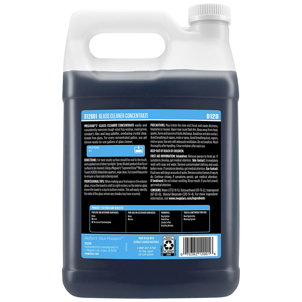 Meguiar's Glass Cleaner Concentrate - 1 Gallon [D12001] Secondary image