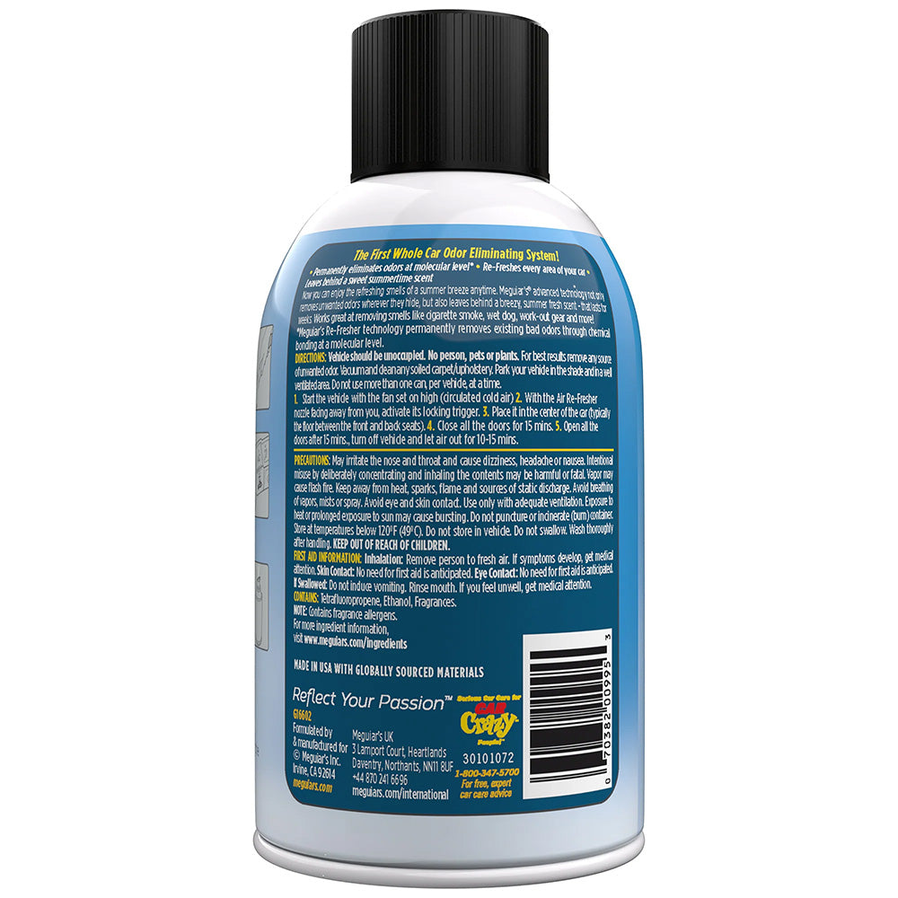 Meguiar's Whole Car Air Refresher Odor Eliminator - Summer Breeze Scent [G16602] Secondary image
