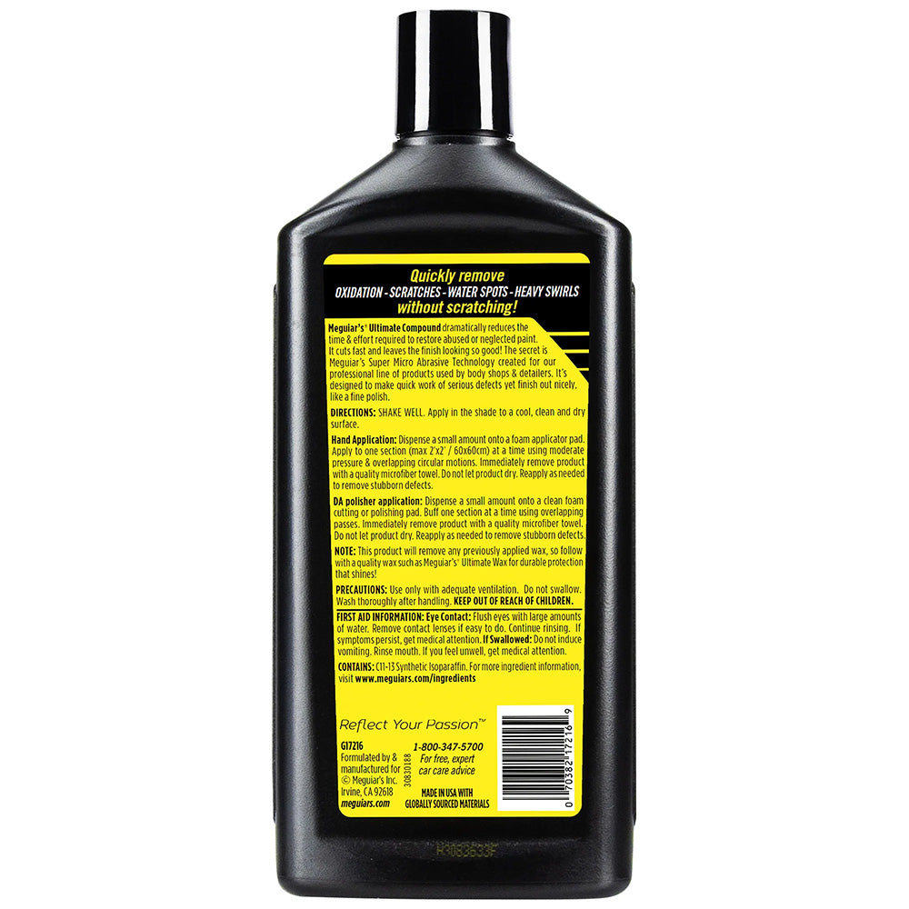 Meguiar's Ultimate Compound - 16oz [G17216] Secondary image