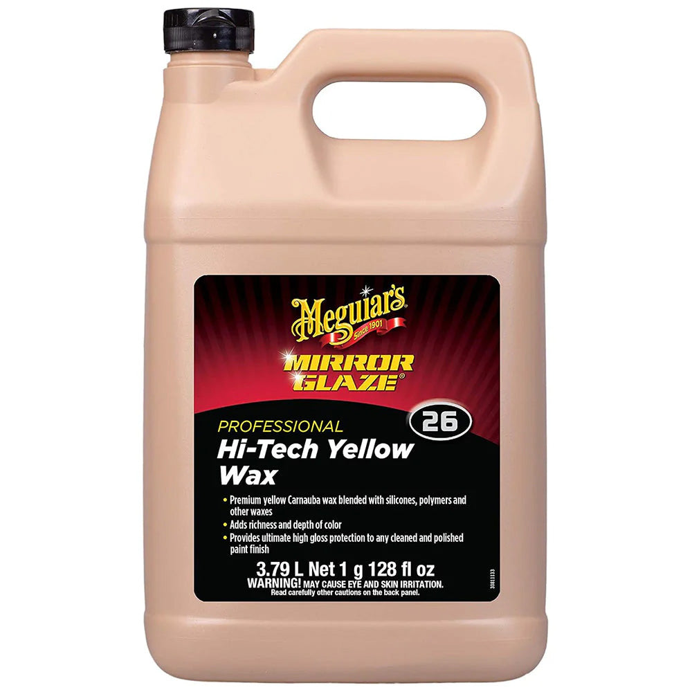 Meguiars Professional HiTech Yellow Liquid Wax  1 Gallon M2601 Main image
