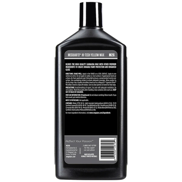 Meguiars HiTech Yellow Wax  16oz M2616
