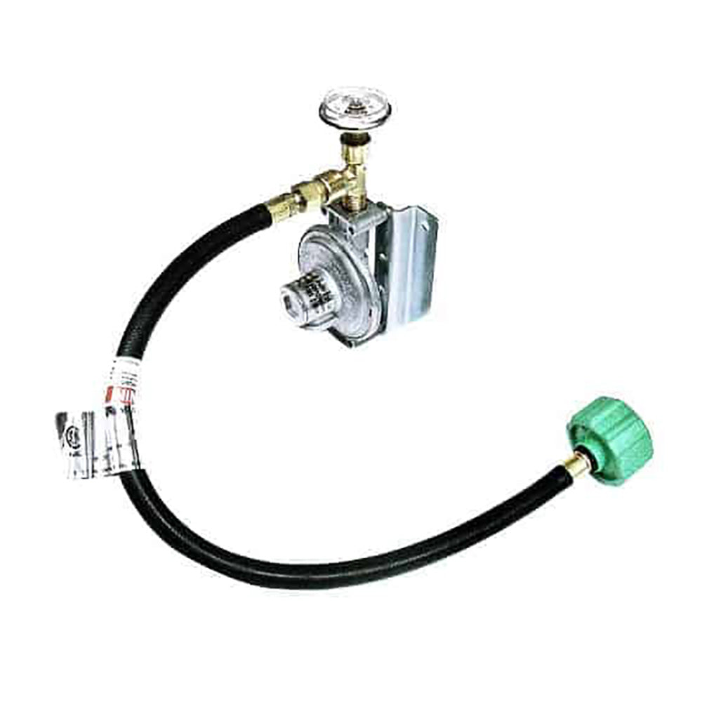 Trident Marine Single Stage Regulator w300 PSI Gauge  20 Pigtail wWall Mount 12111401 Main image