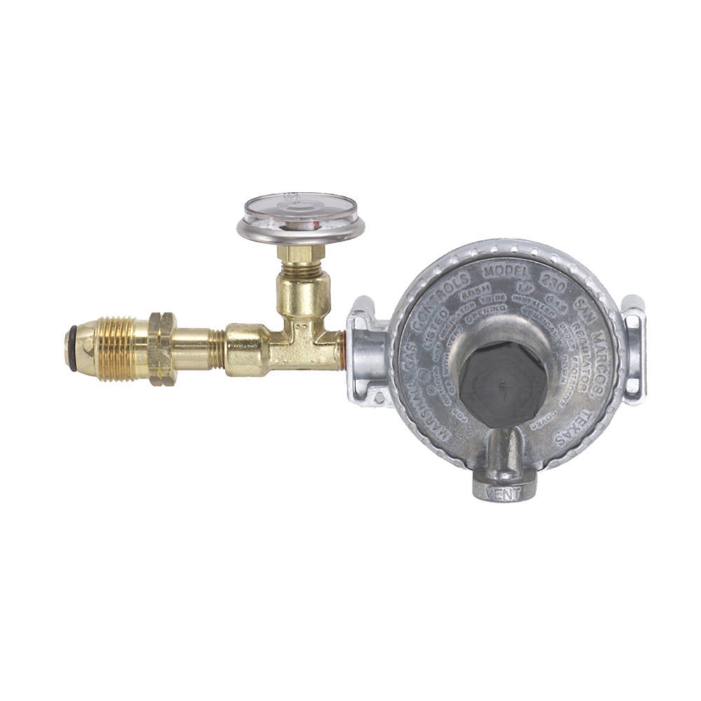 Trident Marine Single Stage Regulator w300 PSI Gauge wTank Mount 12001411 Main image