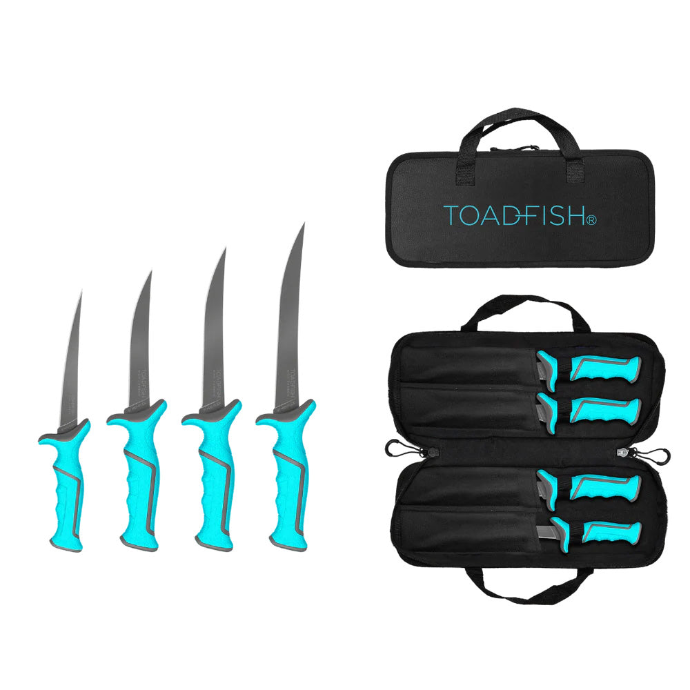 Toadfish Fixed Filet Knife Set  4 Knives  5 6 7  8 Fixed Knives 1175 Main image