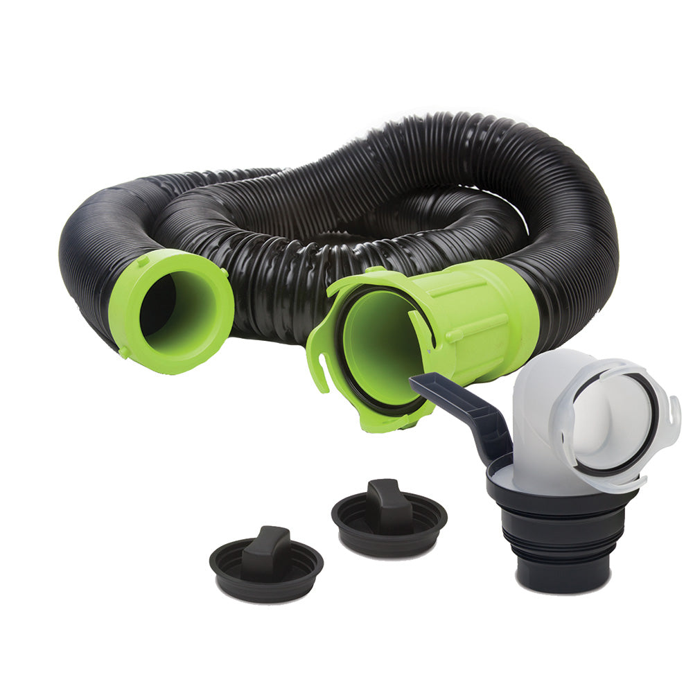 Thetford Titan Premium 15 Sewer Hose Kit wUniversal Bayonet Connection  5in1 Sewer Adapter wHandle 17853 Main image