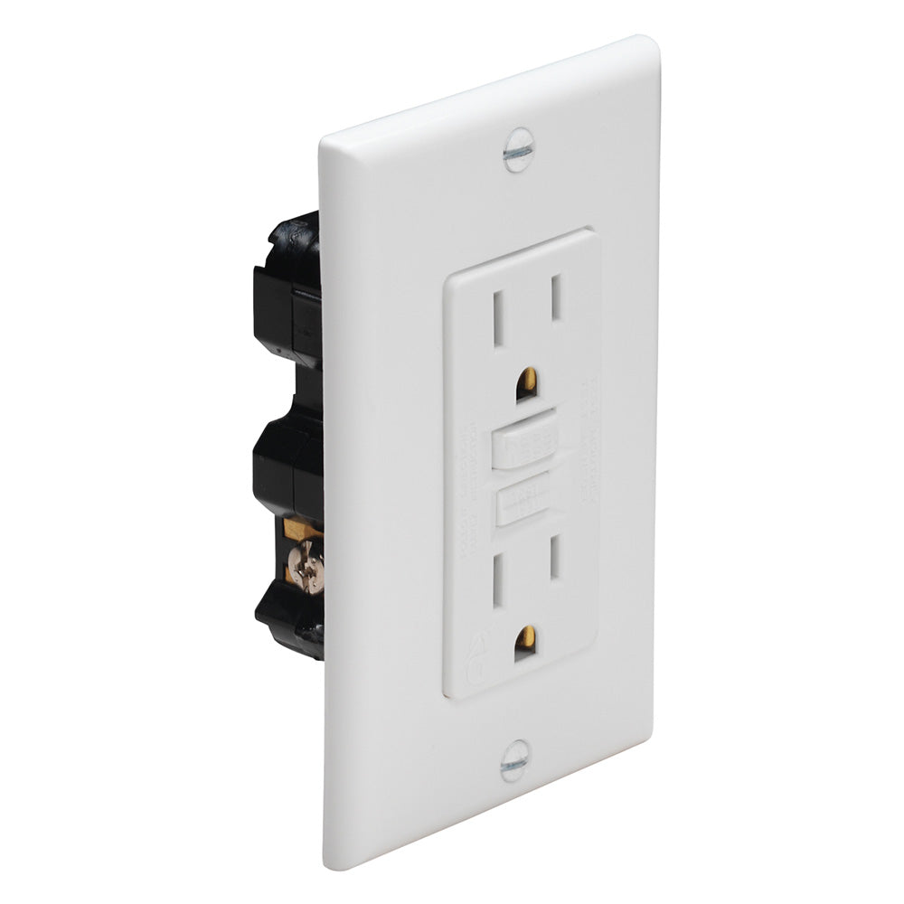 Marinco Ground Fault Circuit Interrupter GFCI  White 1591FIWHITE Main image
