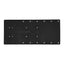 Sea Brackets 18 Straight Trolling Motor Plate  Black SEA2324BLK