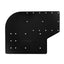 Sea Brackets Large Offset Trolling Motor Plate fMinn Kota Quest  Black SEA2305BLK