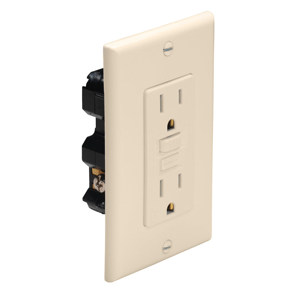 Marinco Ground Fault Circuit Interrupter GFCI  Ivory 1591FI Main image