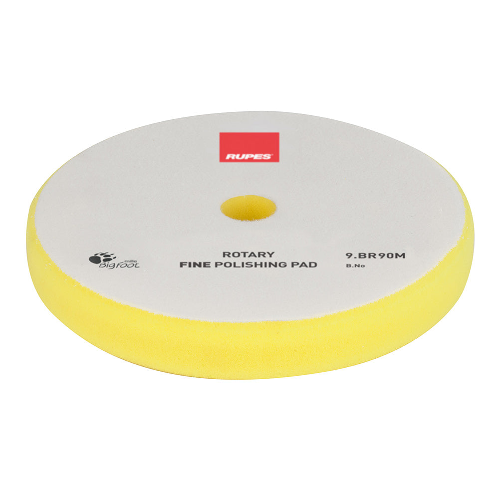 RUPES Rotary Fine Polishing Foam Pad 7590mm  Yellow 9BR90M Main image