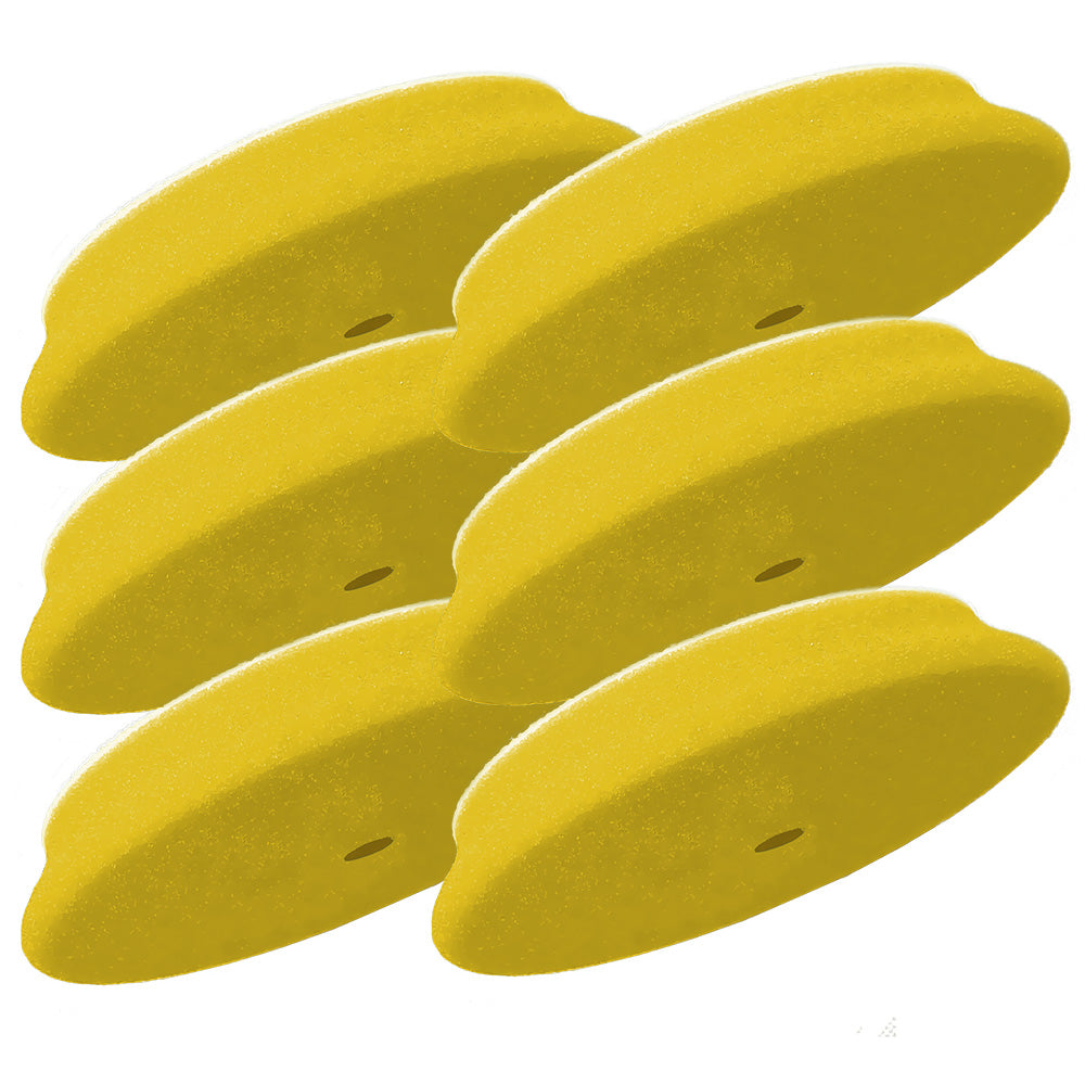 RUPES DA Fine Finishing Foam Pad 40mm  Yellow 6Pack 9DA40M6 Main image