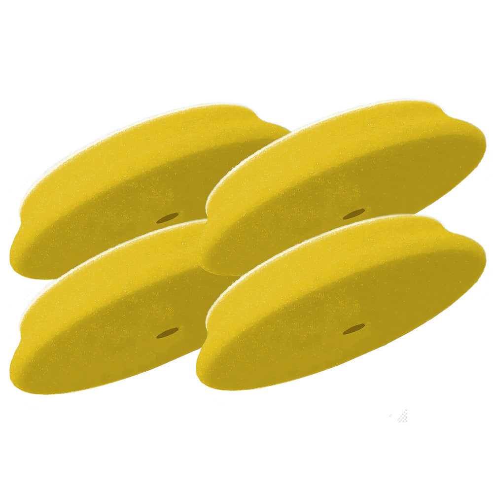 RUPES DA Fine Finishing Foam Pad 70mm  Yellow 4Pack 9DA70M4 Main image