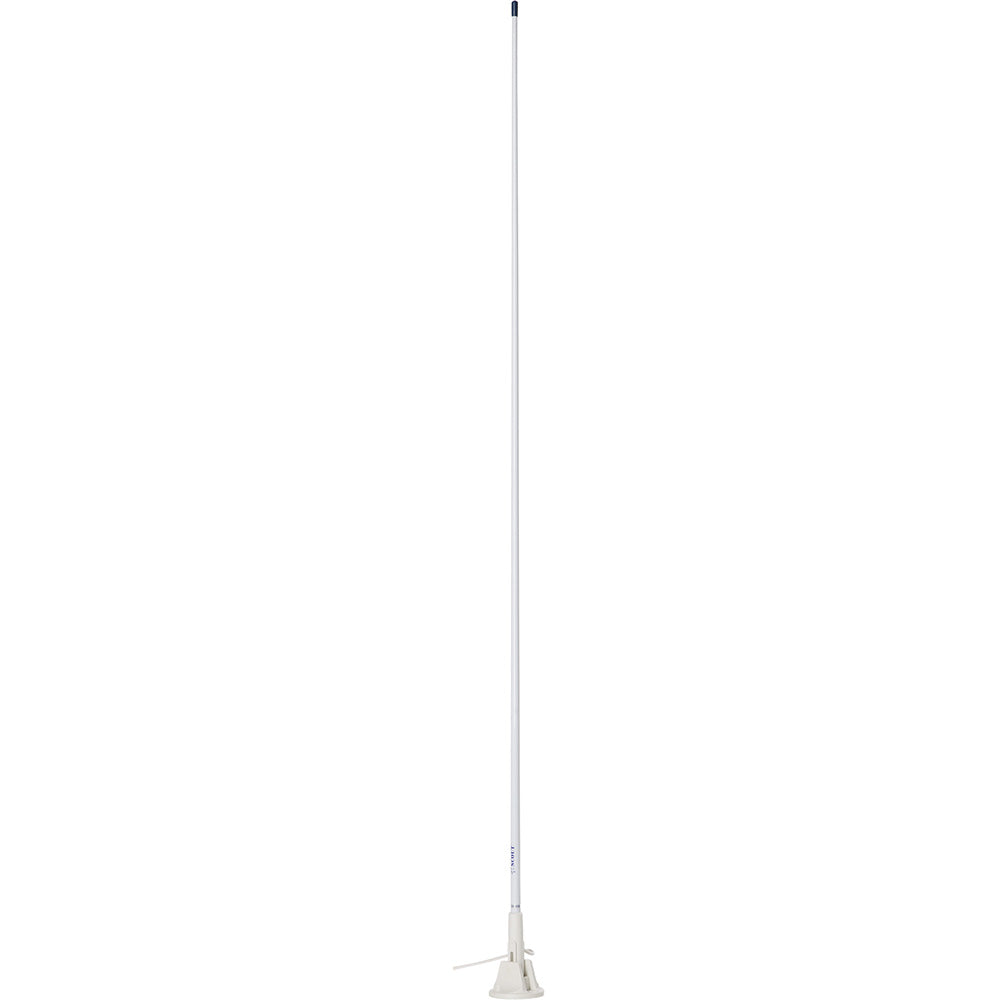 Scout 5 White VHF Antenna 3dB Lift  Lay Mount w5M RG58 PF AN NVHF00005 Main image