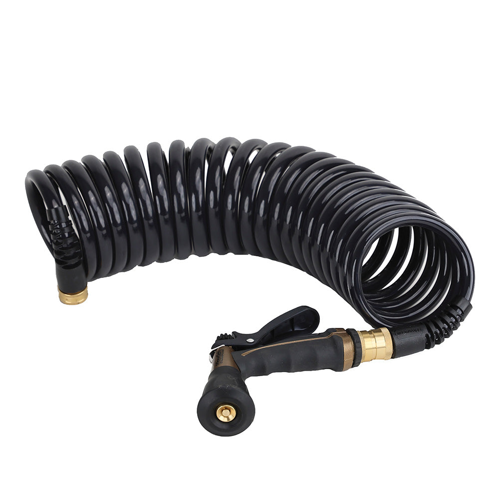 HoseCoil Commercial Pilot PRO 25 Hose Kit wBoat Bumper Metal Body Nozzle CPP2501K Main image
